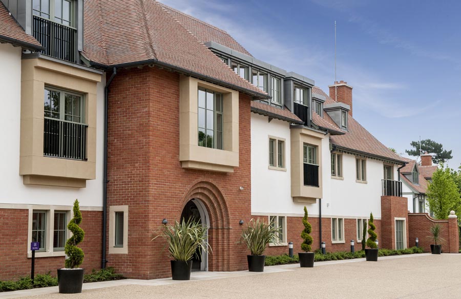 Chalfont House at Audleys new Chalfont St Peter retirement home with Country Brown tiles